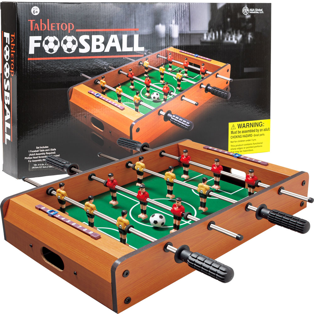 Tabletop Foosball Set 19in | A&A Global Industries